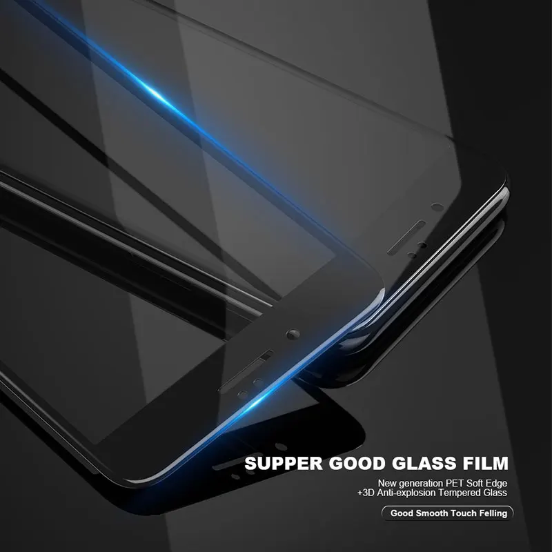 3D полноэкранное закаленное стекло FLOVEME для iPhone 6s 6 с защитой от синего излучения