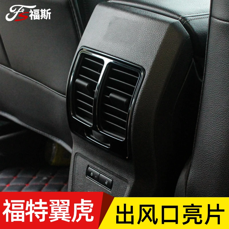 

Высококачественный Хромированный Автомобильный задний Выхлопной Клапан из АБС-пластика для Ford Kuga 2013-2019 декоративные блестки водонепрониц...