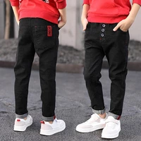 ienens kids baby boys jeans denim long pants clothing child boy elastic waist trousers clothes bottoms 4 11 years
