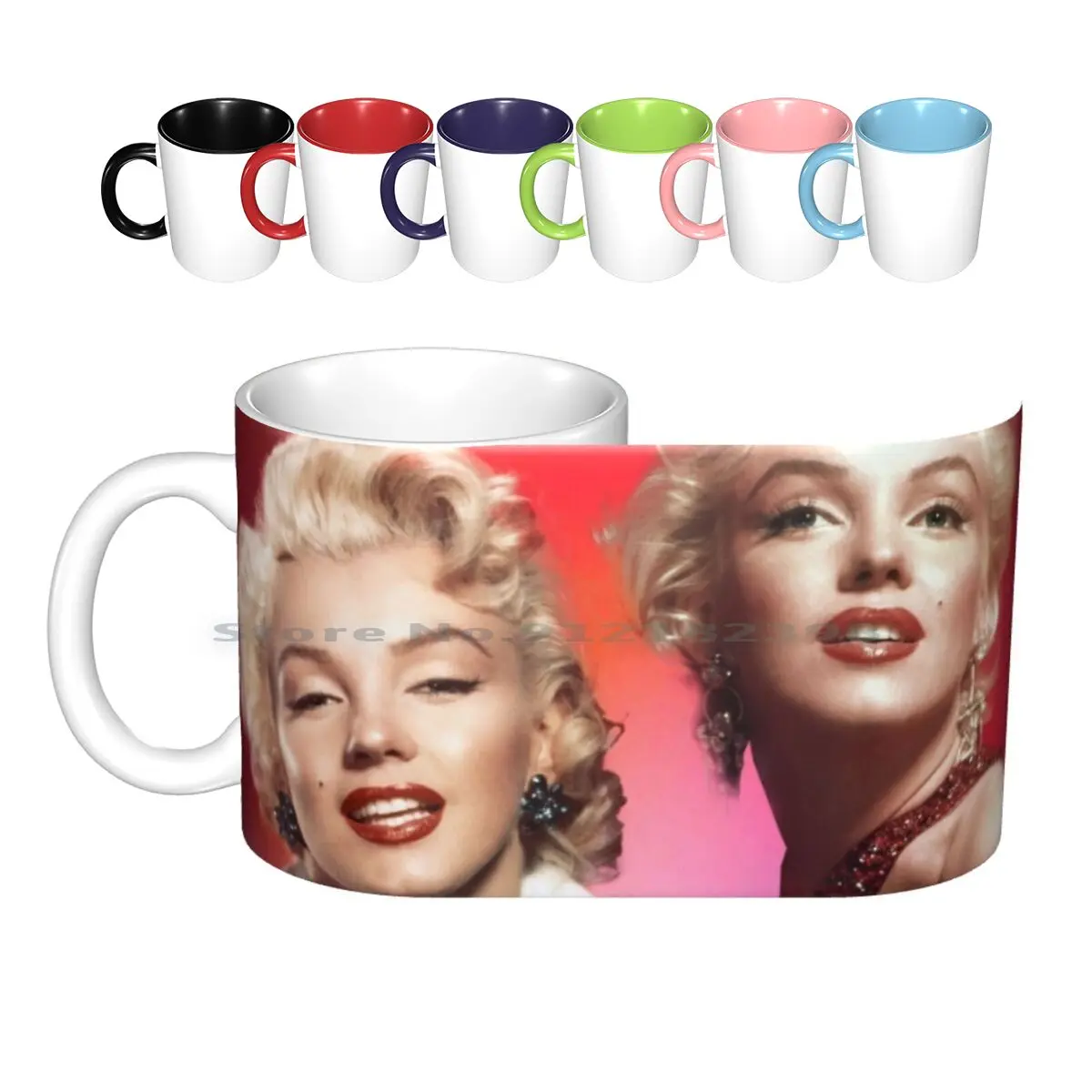 

Marilyn Monroe Tribute Ceramic Mugs Coffee Cups Milk Tea Mug Marilyn Marilyn Monroe Monroe Hollywood Old Vintage Tribute Homage