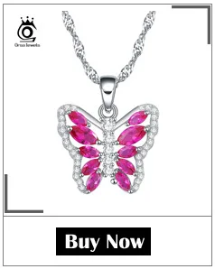 ORSA JEWELS, милое ожерелье из серебра 925 пробы с лисой и вставкой, 1 карат, подвижное Очаровательное ожерелье из стерлингового серебра с кубическим цирконием, ювелирное изделие SN53