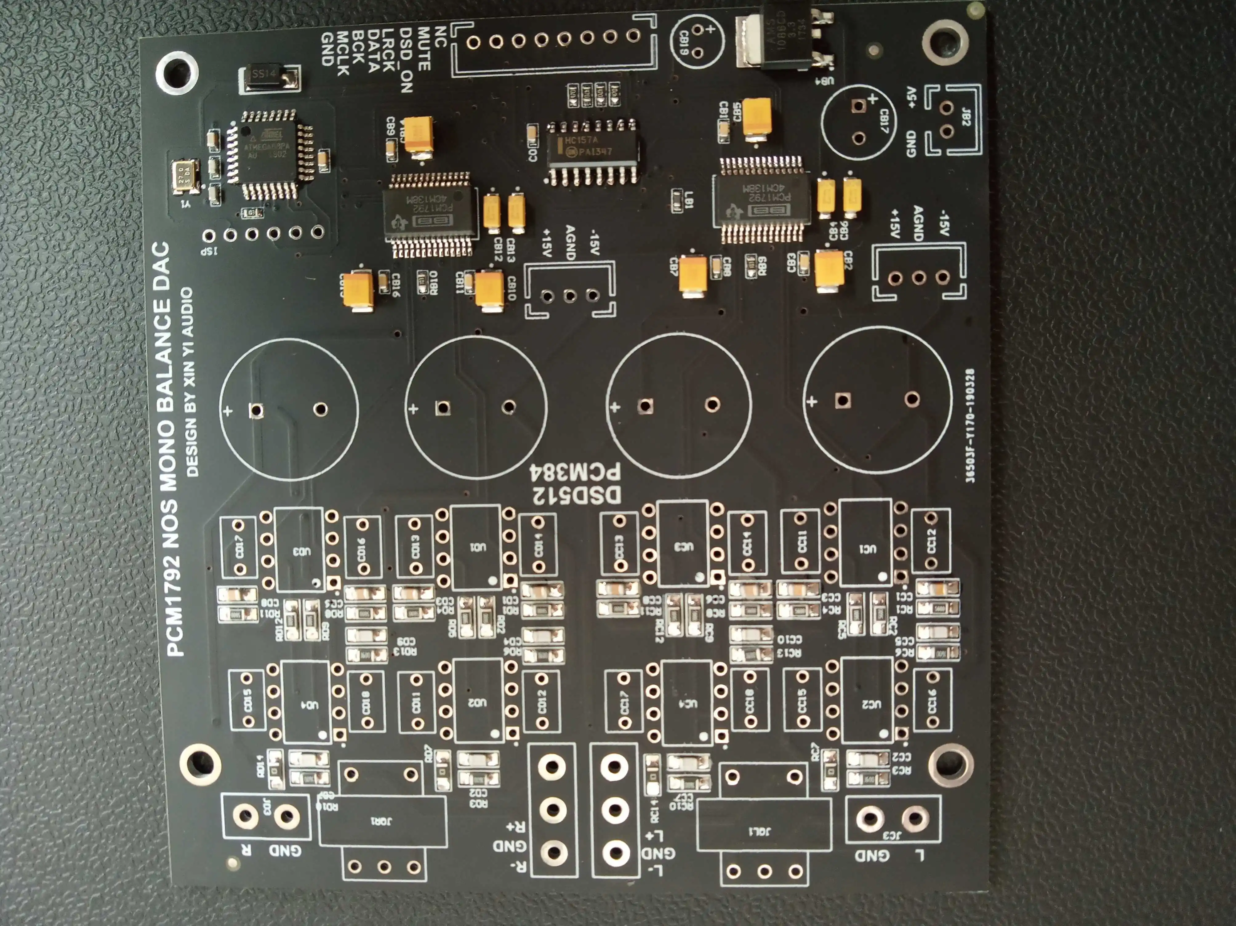 Новые полу законченные платы декодера PCM1792 NOS Double и DSD512 только компоненты