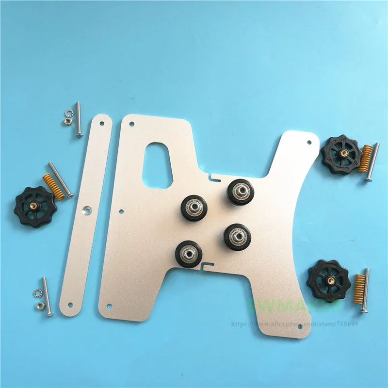 Creality Ender-3 3D Printer Parts Hotbed Y Carriage Plate + Pulleys Leveling Nut Spring Screw kit For ender-3s Heated Bed | Компьютеры и