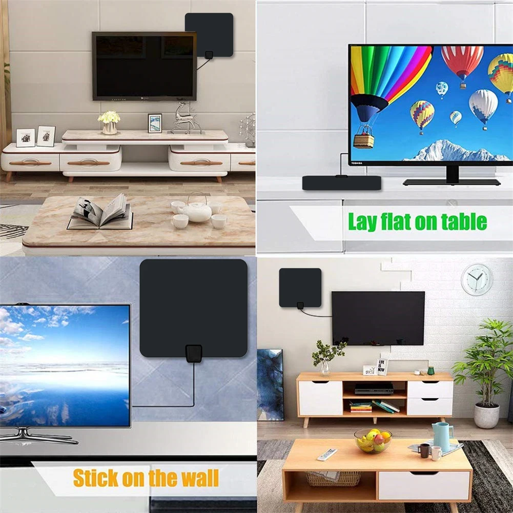 Телевизионная антенна 4K 1080P усилитель сигнала HD Digital TV для помещений диапазон 330