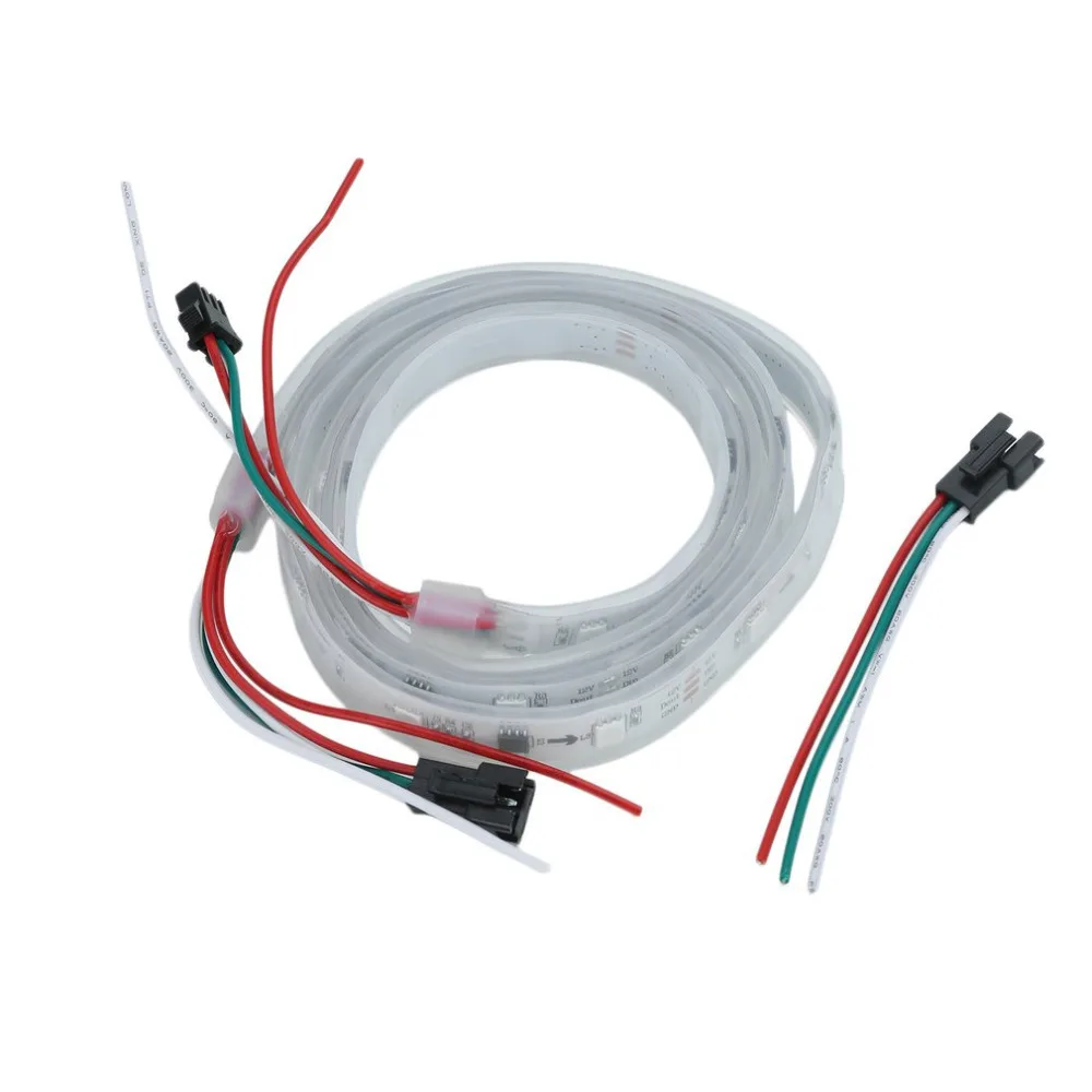 Многоцветный WS2811 высокая яркость 5050 SMD светодиодный светильник водонепроницаемый индивидуально адресуемый DC 12V широкий угол обзора