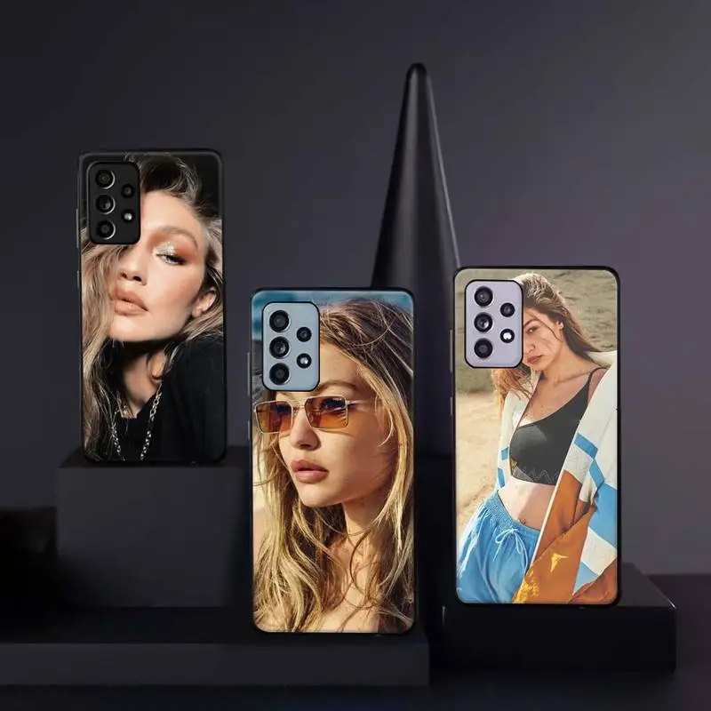 

Gigi Hadid actor model Phone Case For Samsung galaxy A S note 10 12 20 32 40 50 51 52 70 71 72 21 fe s ultra plus