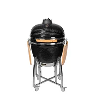 24''  Charcoal Bbq Grill Ceramic Egg Barbecue Grill For Outdoor Indoor Home Or Garden