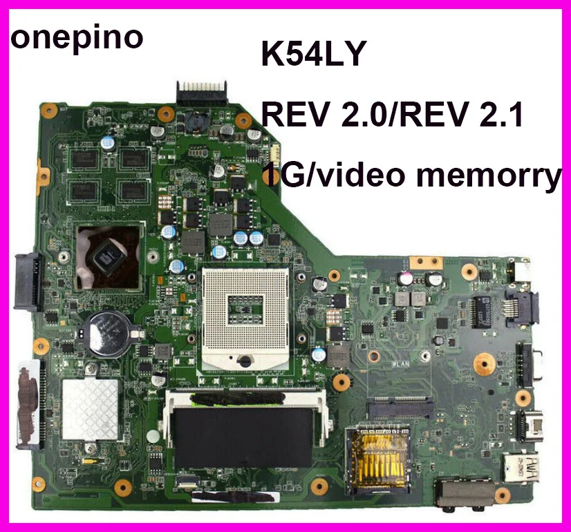 K54LY REV 2 1 0 материнская плата подходит для Asus X54HR K54HR X54H Материнская ноутбука HM65 GPU ГБ