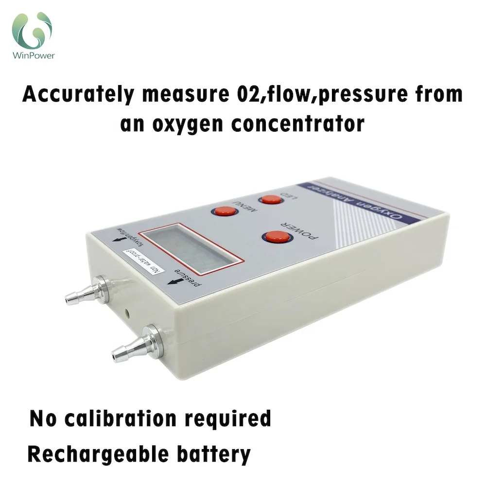 

2020 WINPOWER ultrasonic oxygen purity tester for portable oxygen concentrator RP-01 ,flow ,pressure, concentration