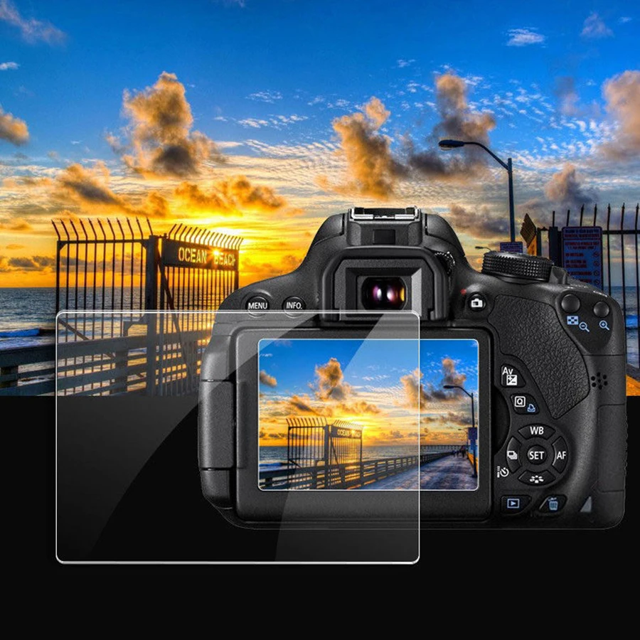2.5D Ультра прозрачная защитная пленка для камеры Nikon ЖК экран из закаленного