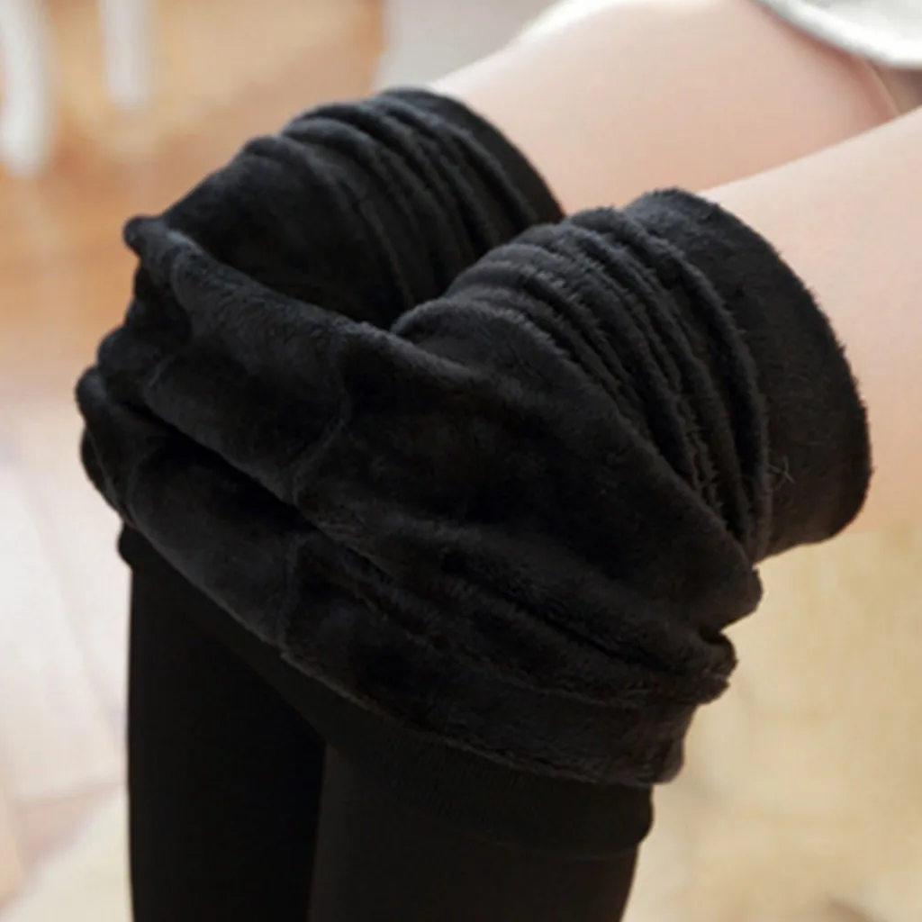 Женские бархатные леггинсы повседневные теплые плотные Суперэластичные