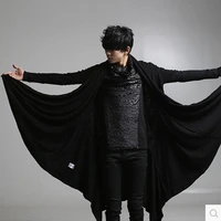 mens coat european and american spring and autumn style mainstream long loose cape for men casual trench coat large size trend