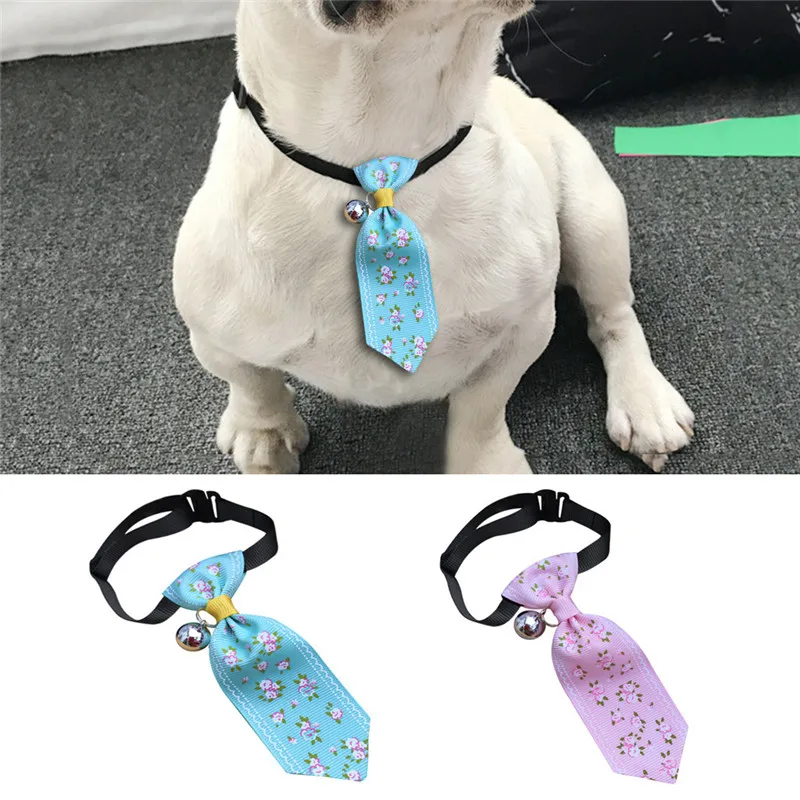 Регулируемый ошейник для собак и кошек декоративный с принтом животных цветов