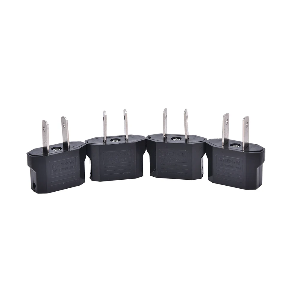 4pcs/lot European Euro EU To US USA Plug Travel Charger Outlet Converter Adapter AC Power | Электроника