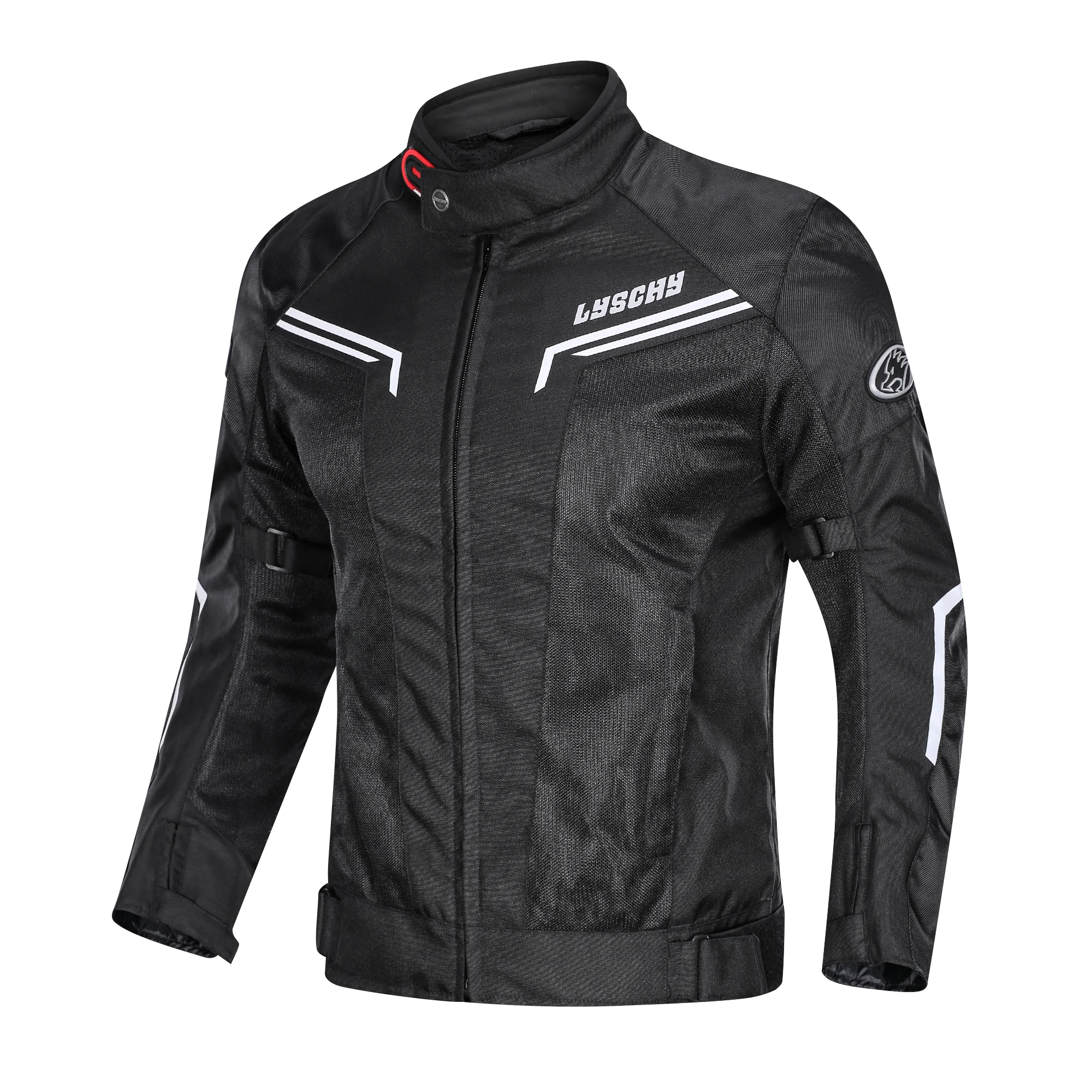 Летняя мотоциклетная куртка LYSCHY 2020 Мужская дышащая Chaqueta сетчатая для езды на