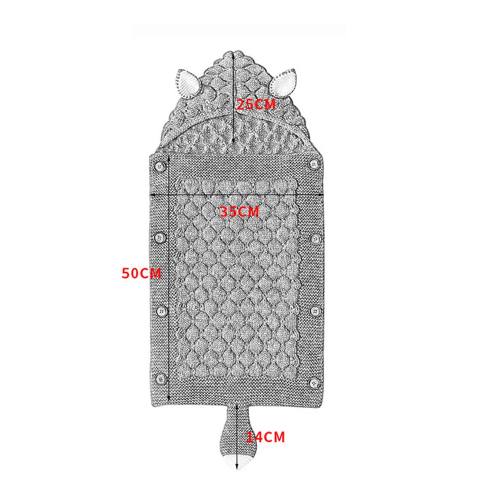 

Knitted Rabbit Baby Sleeping Bags Baby Blanket Stroller Autumn Infantil Bebes Swaddle Newborn For Sleepsacks Discharge Envelopes