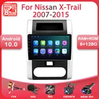 Автомагнитола на Android 10 для Nissan X Trail, X-Trail 2, T31, XTrail 2007-2015, мультимедийный видеоплеер, 2 din, навигация, GPS, головное устройство