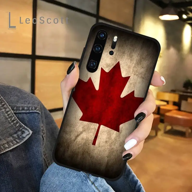 

Canada Canadian Flag CA Banner Phone Case For Huawei honor Mate P 9 10 20 30 40 Pro 10i 7 8 a x Lite nova 5t