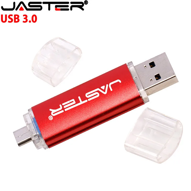 JASTER USB 3,0 высокоскоростной OTG флеш-накопитель Micro Usb флешка USB флеш-накопитель 4G 16GB 32GB 64GB внешний накопитель Флешка карта памяти