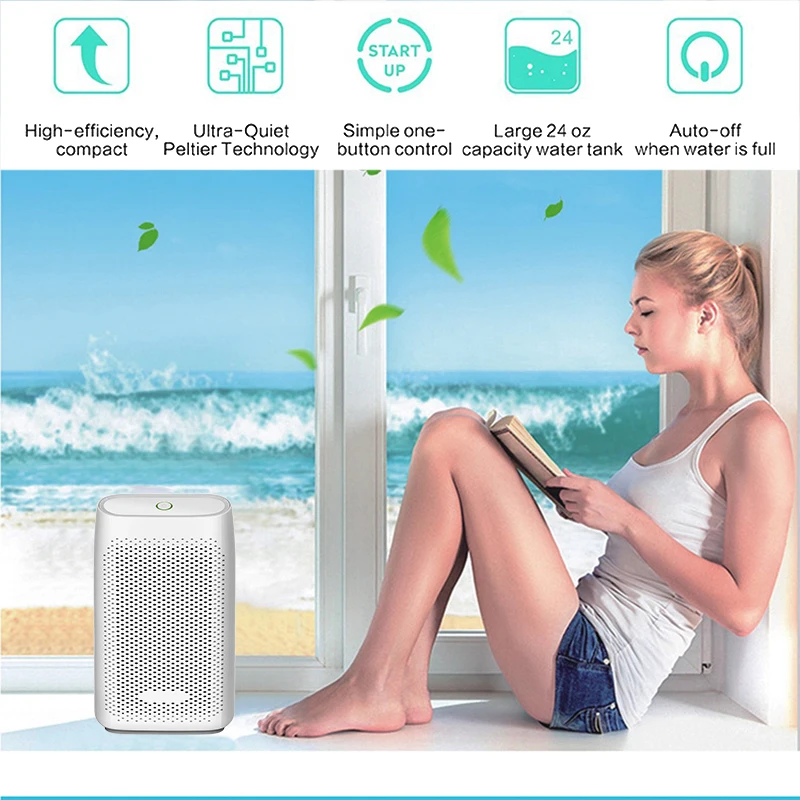 Осушитель воздуха для дома 700 мл мини-осушитель автомобиля полупроводниковый