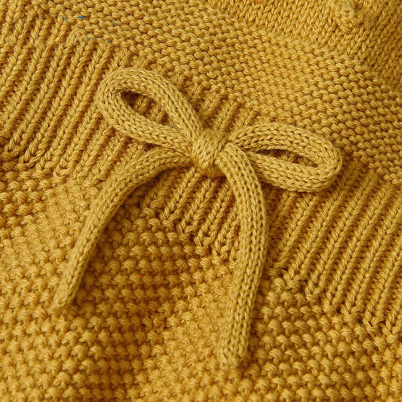 

2019 Autumn Newborn Rompers Sweater Hair Cored Yarn Knitted Girls Clothes Sleeveless Baby Clothing Infant Jumpsuit