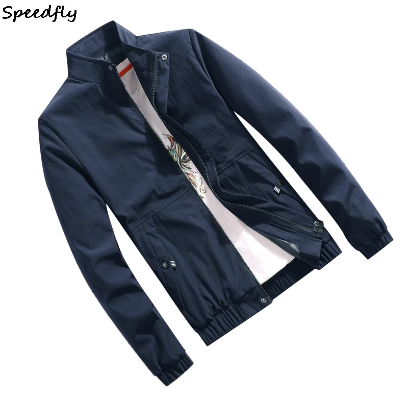 

2021 jacket men's spring and autumn new student long-sleeved stand-up collar handsome with Korean style ALG-2010