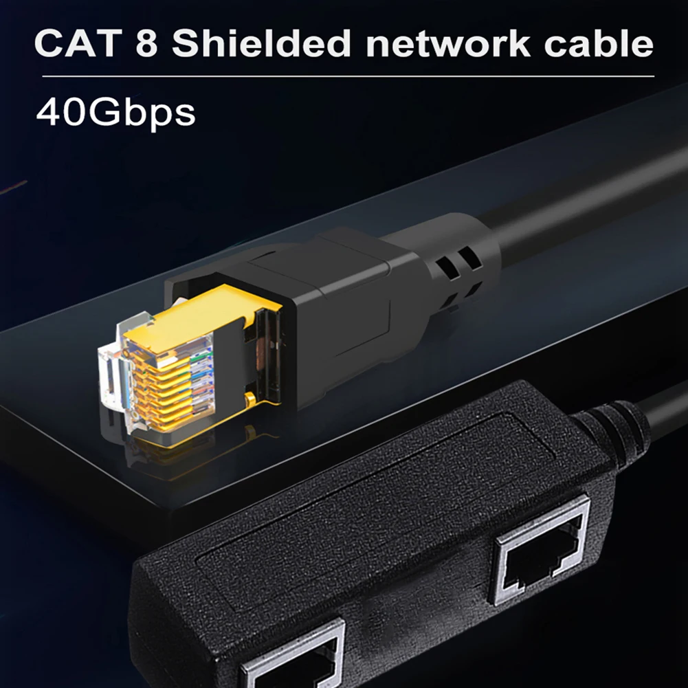 Ethernet Cable Adapter Connector 1 to 2 Port Coupler Extender Network Plug Accessories for Cat 6e 6 | Компьютеры и офис