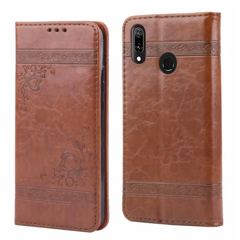 Кожаный чехол книжка в стиле ретро для Xiaomi Redmi Note 9S 8 Pro с тиснением кошелек 7