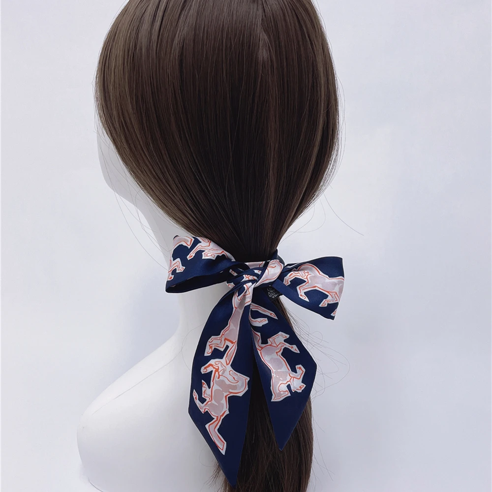 Модный женский шарф 2023 брендовый дизайнерский Роскошный шелковый модная повязка