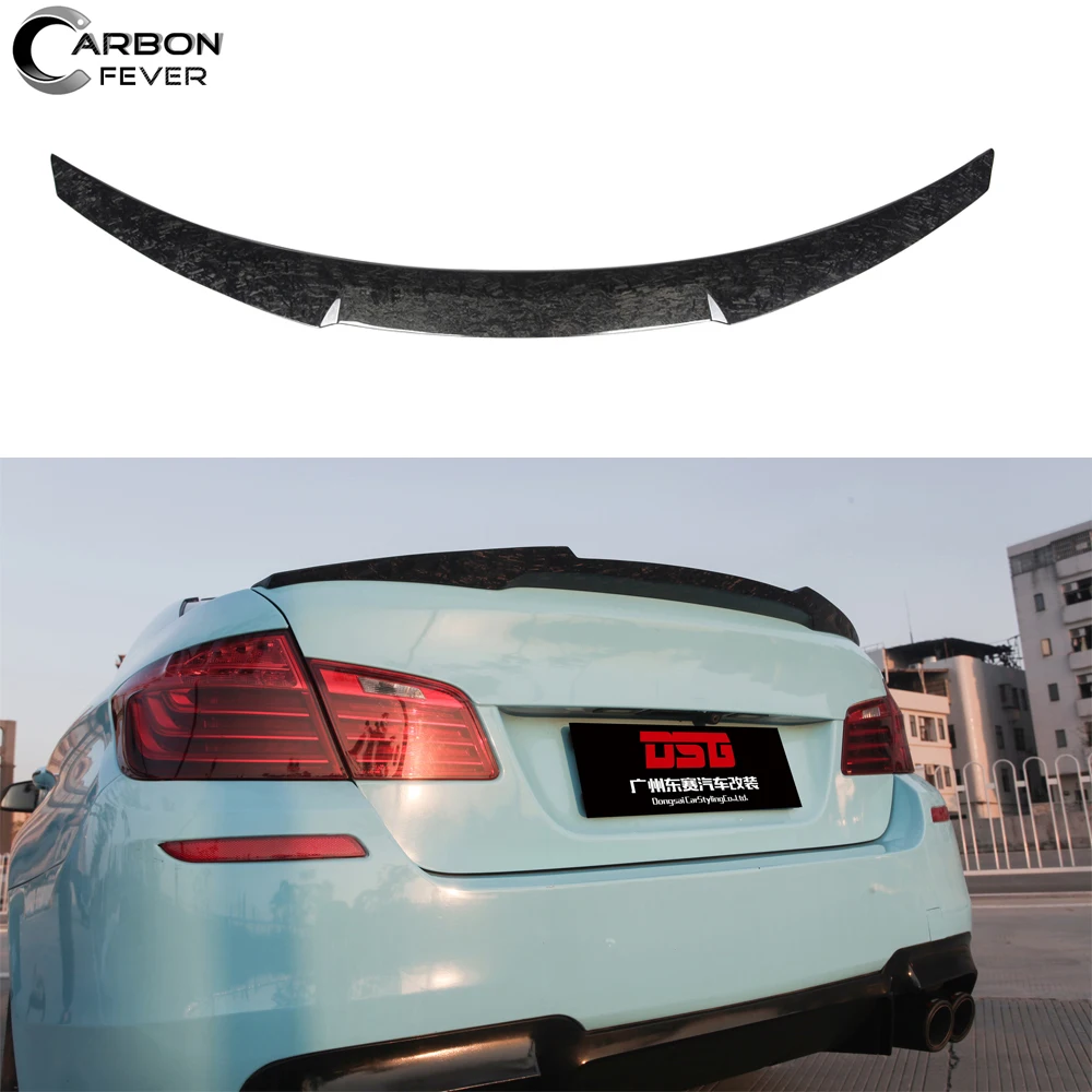 

For BMW 5 series F10 & F18 Rear Car Spoiler Lip Wings Forged Carbon Materials