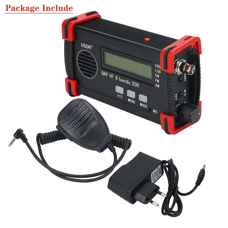 USDX USDR HF QRP SDR трансивер SSB/приемопередатчик непрерывного действия 8-Band 5W DSP черный