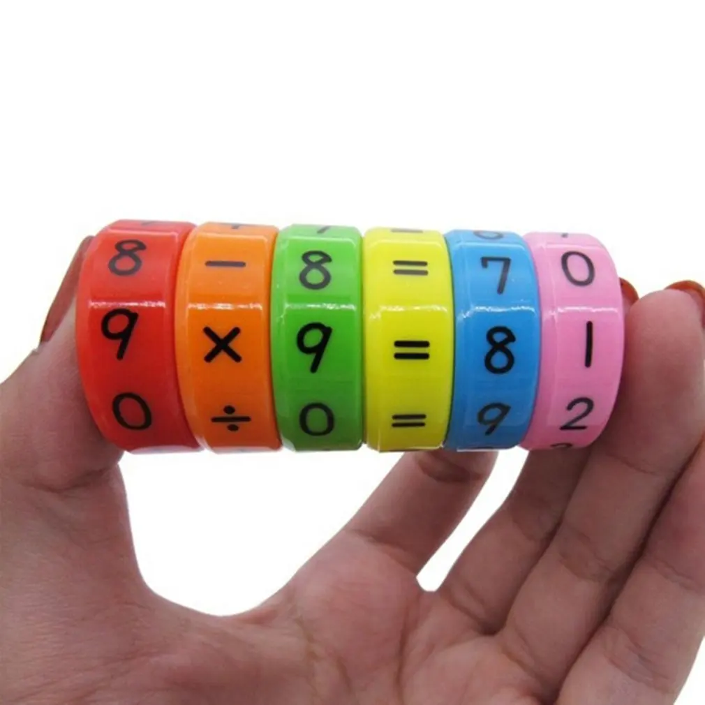 

Детская Магнитная Математика цифровые Обучающие игрушки волшебный интеллект арифметика Математическая головоломка куб для детей подарок
