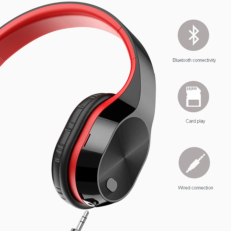 T5 HiFi активное шумоподавление беспроводные наушники Bluetooth 5 0 над ухом Складная