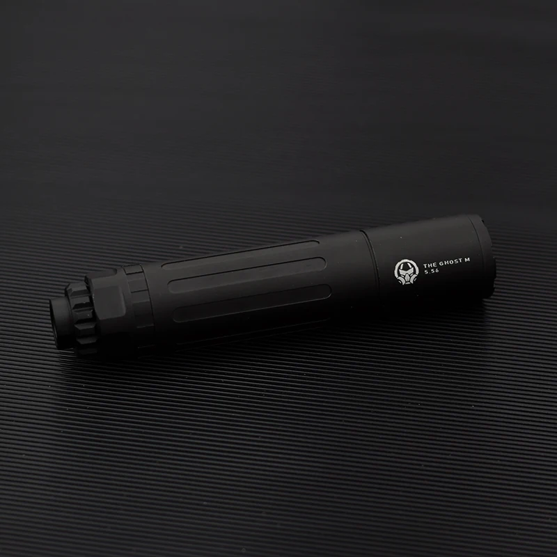 

14MM CCW Thread Metal The Ghost M Suppressor for Toy Gel ball blaster airsoft AEG GBB
