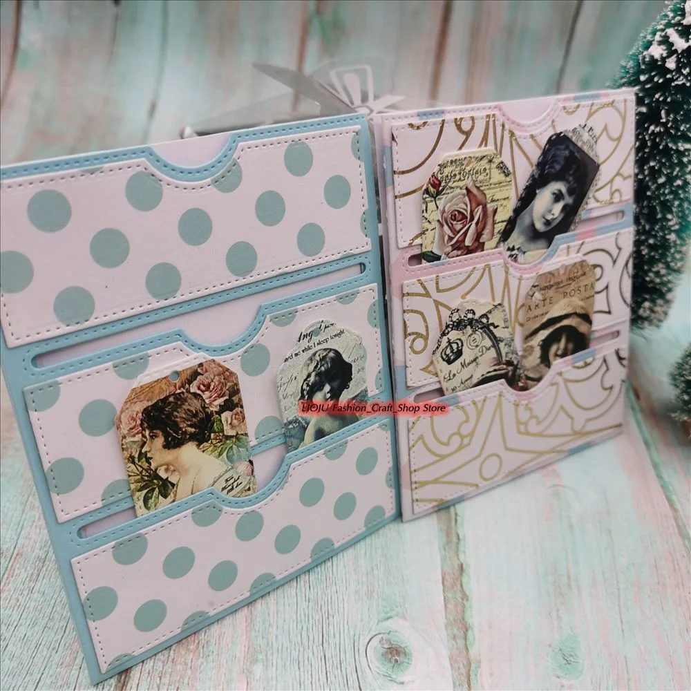 

NEW Envelope Card Bag Cutting Dies Stencils for DIY Scrapbooking photo album Decorative Embossing DIY Paper Card