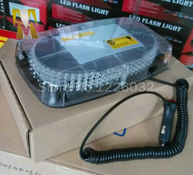 60w Car Roof Flashing Strobe Emergency Light 240LED DC 12V 240 LED Caution Police beacon light With Magnetic Holder | Автомобили и
