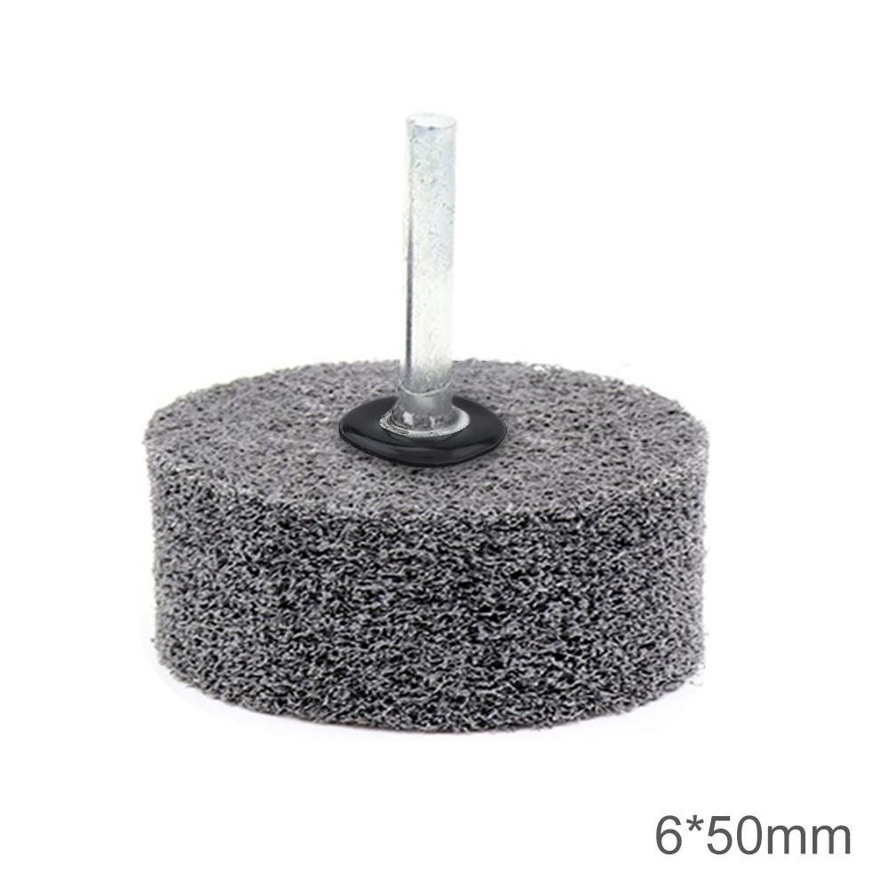 

Cylindrical Fiber Grinding Head Nylon Grinding Wheel Polishing Wheel Shank Diameter 6MM Power Tool Accessories for Drill Polish