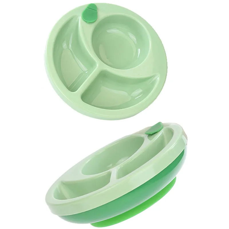 

Baby Bowl Feeding Food Tableware Set Cartoon Shape Kids Dishes Eating Dinnerware Anti-hot Wheat Straw Training Plate