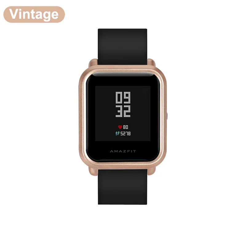 Vintage XShum Amazfit bip чехол протектор для Xiaomi amazfit bip аксессуары Бампер ТПУ Защита экрана защитный чехол - Цвет: Vintage