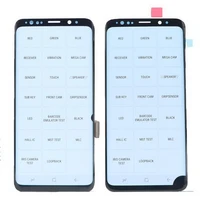 original amoled lcd display for samsung galaxy s9 g960 g960fds g960fg lcd display touch screen digitize assembly with defect