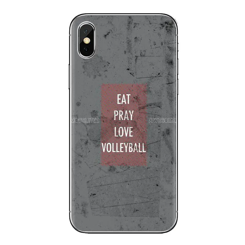 Girls Sports Peace Love Volleyball Phone Covers For Xiaomi Mi3 Samsung A10 A30 A40 A50 A60 A70 Galaxy S2 Note 2 Grand Core Prime |