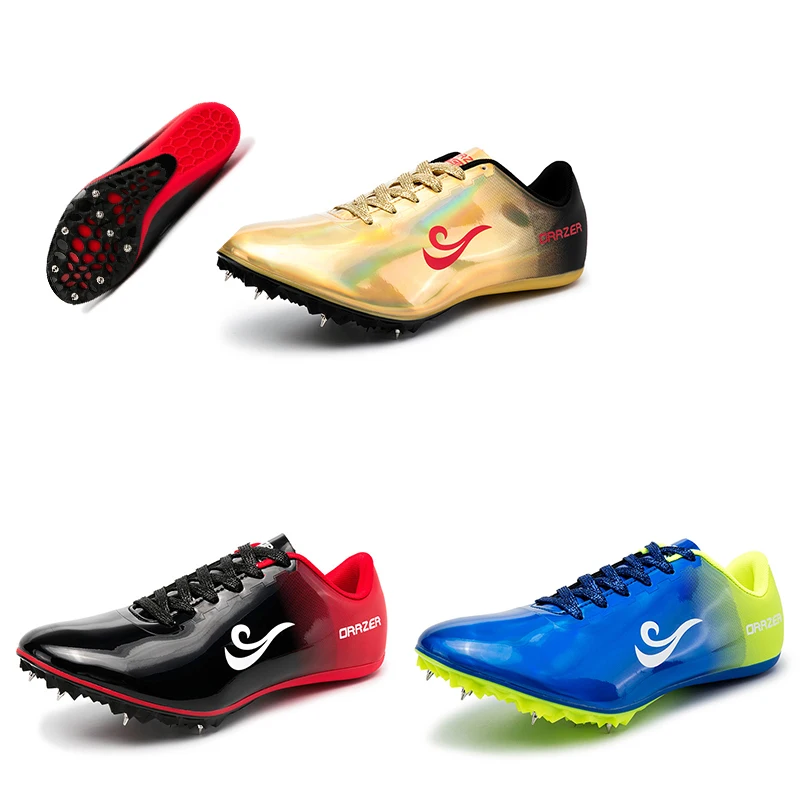 

Мужские профессиональные шипы для бега на трассе для женщин Средний Спринт дышащие соревнования для студентов Универсальные Гибкие тренир...