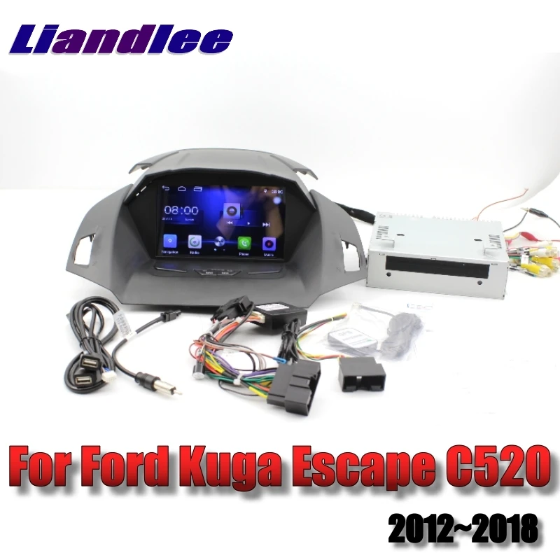 Автомагнитола LiisLee для Ford Kuga esck C520 2012 ~ 2019 мультимедийный ТВ DVD GPS Hi-Fi радио стерео