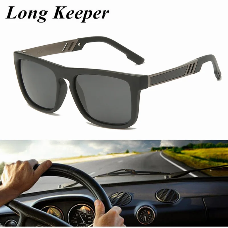 

Длинные хранительские Квадратные Солнцезащитные очки для женщин мужские поляризованные UV400 Мужские очки с гибкой оправой мужские отражающ...