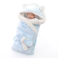 warm velvet fleece baby blanket swaddling newborn soft fleece blanket solid bedding set cotton quilt swaddle wrap