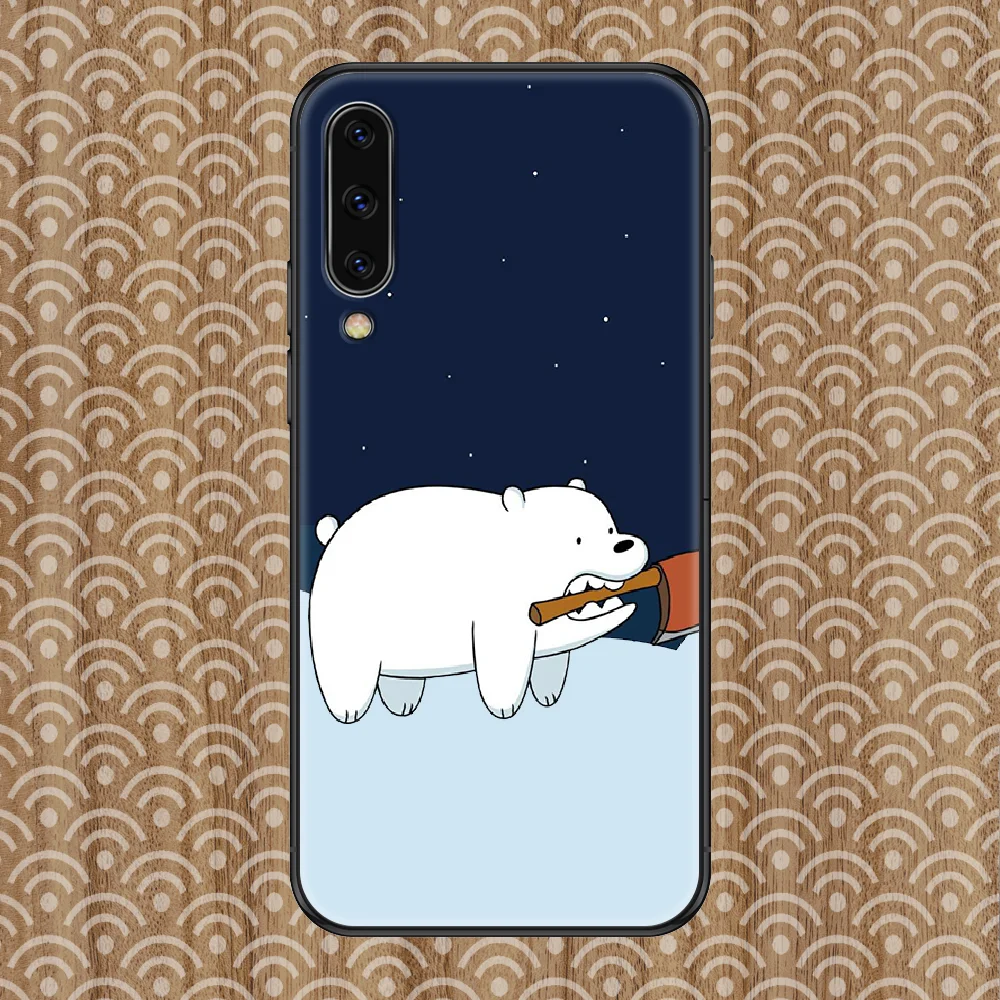 

Bare Ice Panda Bears Cute Cartoon Phone case For Samsung Galaxy A 3 5 7 8 10 20 21 30 40 50 51 70 71 E S 2016 2018 4G black