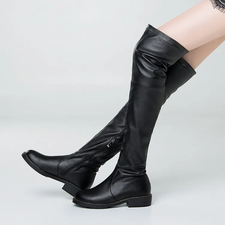 

Oversized 10 11 12 thigh high boots knee high boots over the knee boots women ladies boots shoes woman winter boots women