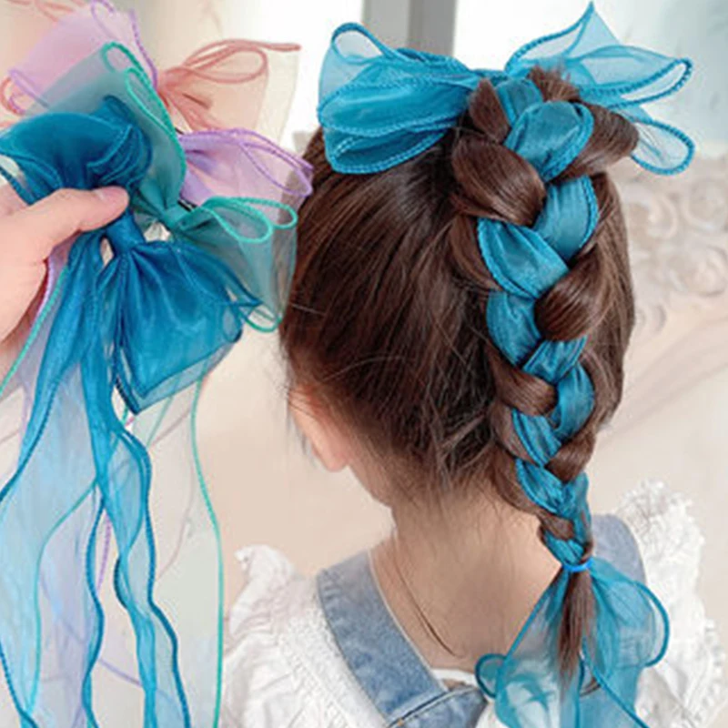 Детская юбка пачка милая шифоновая кружевная лента лук с оленями и заколки для