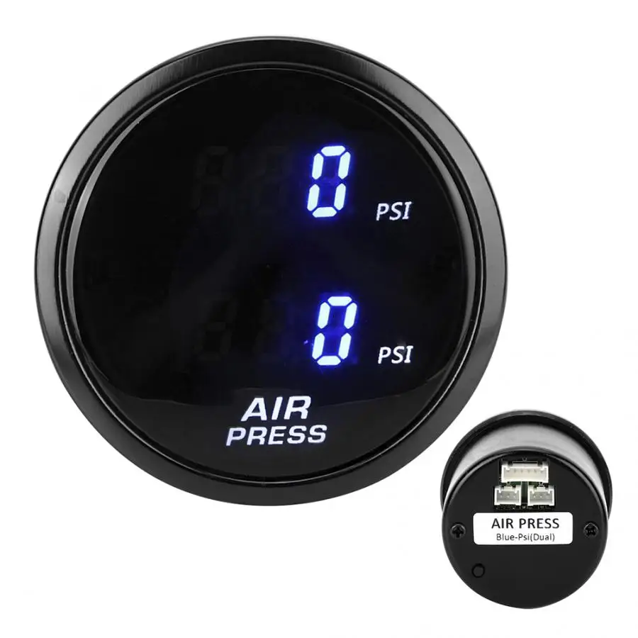 2inch 12V Car PSI Air Pressure Meter LED Blue Digital Display Boost Gauge Sensor Kit Hot Sell High Quality Accessories New | Автомобили и