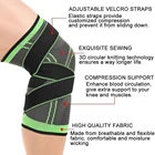 Спортивный наколенник 1 шт., компрессионная эластичная повязка на колено для мужчин, спортивное снаряжение, фиксатор для баскетбола и волейбола